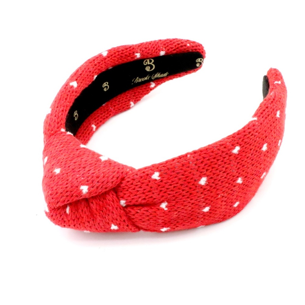 156. The Brooke Shade Sweater Weather Hearts Low Knot Headband